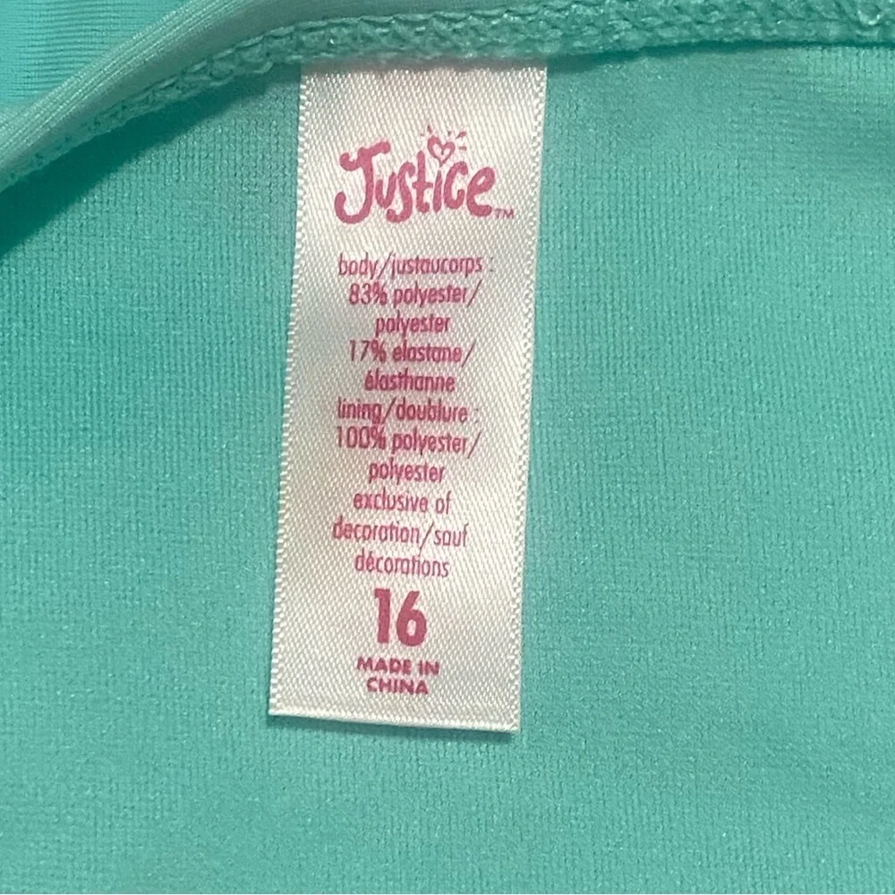 Justice  Aqua Bikini Set